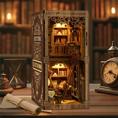 Antique Book Collection Room DIY Book Nook
