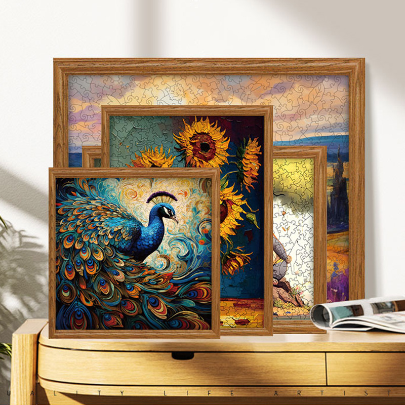 Peacock Wooden Jigsaw Puzzle