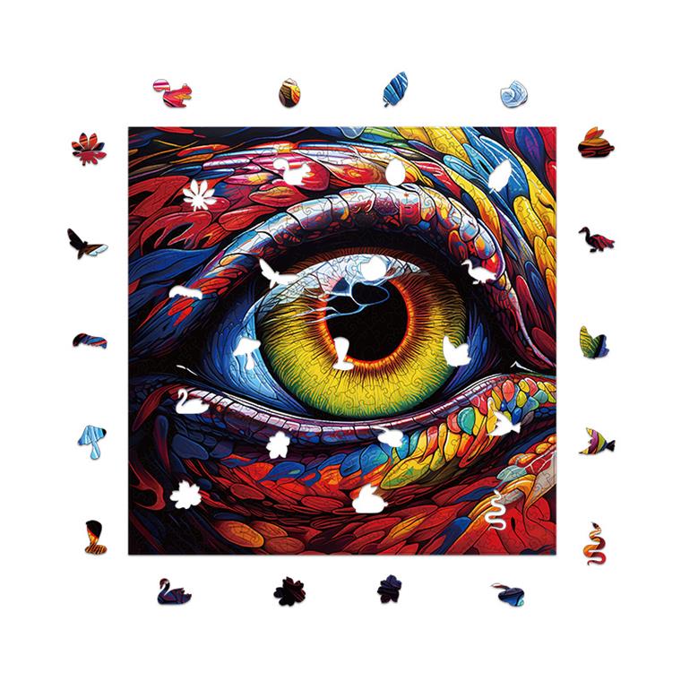 Snake Eyes Jigsaw Puzzle